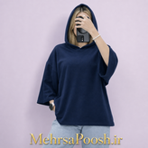 103_TS_تیشرت باکسی کلاه دار