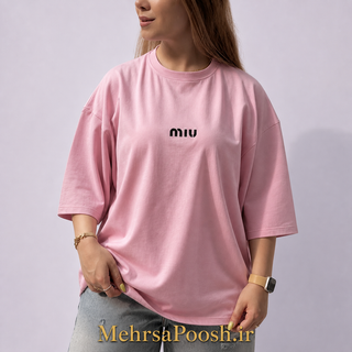 106_TS_تیشرت باکسی_Miu Miu لش پنبه