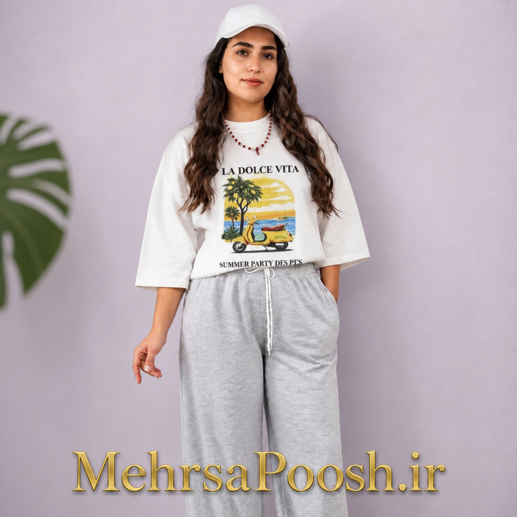 406_ST_ست سامر زرد و شلوار جاگر
