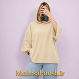 103_TS_تیشرت باکسی کلاه دار