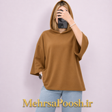 103_TS_تیشرت باکسی کلاه دار