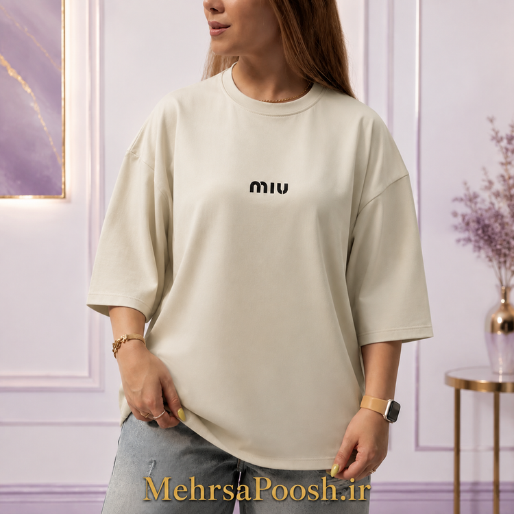 106_TS_تیشرت باکسی_Miu Miu لش پنبه